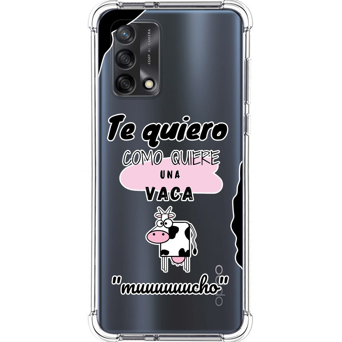 Funda Silicona Antigolpes para Vivo Y52 5G / Y72 5G diseño Vaca Dibujos
