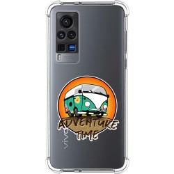 Funda Silicona Antigolpes para Vivo X60 Pro 5G diseño Adventure Time Dibujos