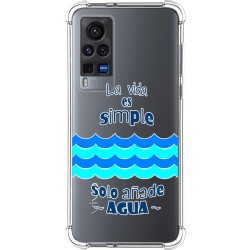 Funda Silicona Antigolpes para Vivo X60 Pro 5G diseño Agua Dibujos