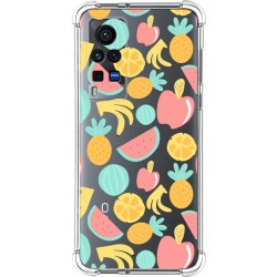 Funda Silicona Antigolpes para Vivo X60 Pro 5G diseño Frutas 02 Dibujos