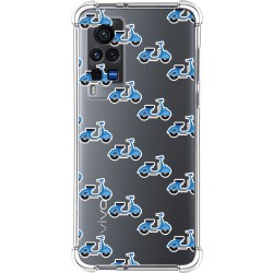 Funda Silicona Antigolpes para Vivo X60 Pro 5G diseño Scooter Dibujos