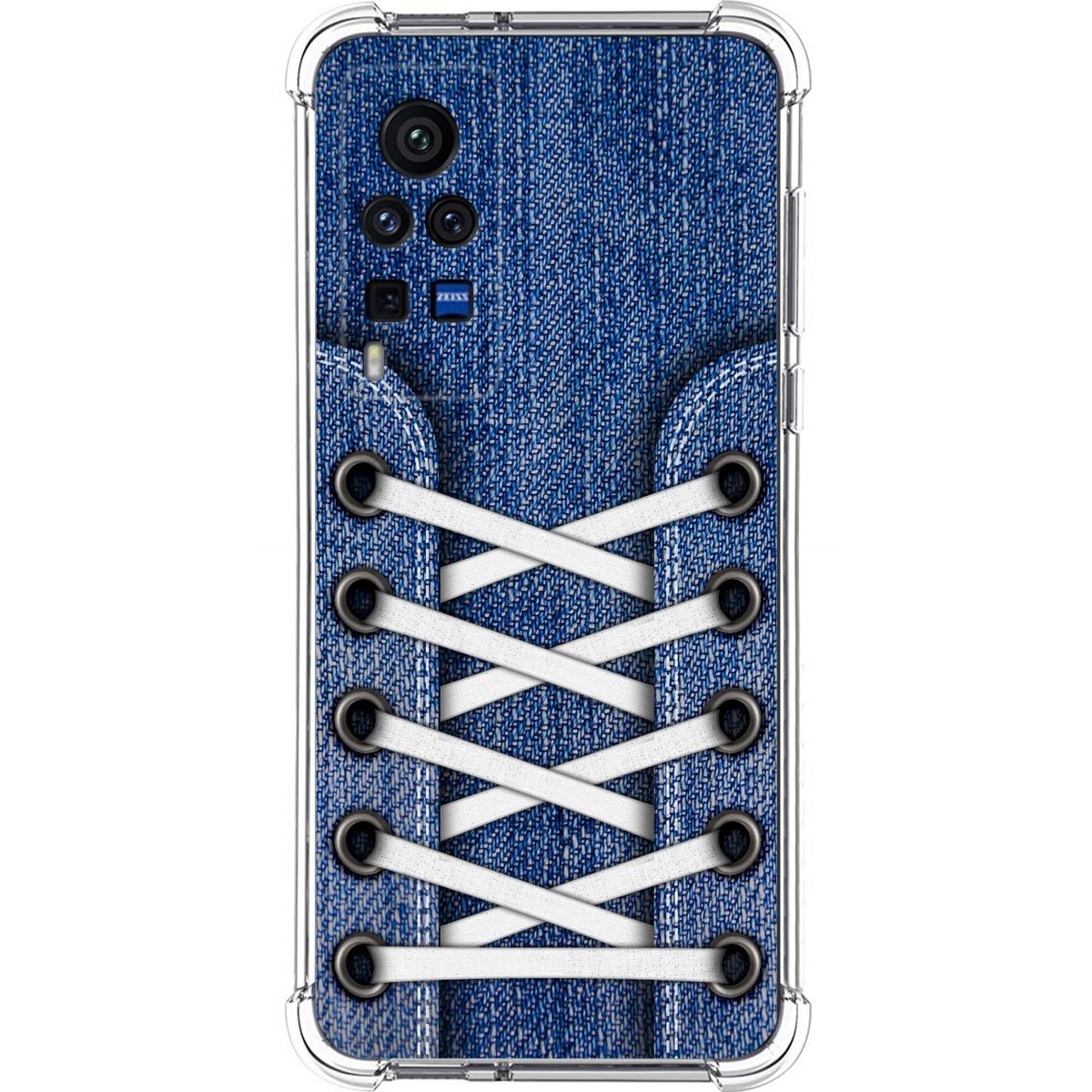Funda Silicona Antigolpes para Vivo X60 Pro 5G diseño Zapatillas 01 Dibujos
