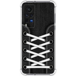 Funda Silicona Antigolpes para Vivo X60 Pro 5G diseño Zapatillas 02 Dibujos