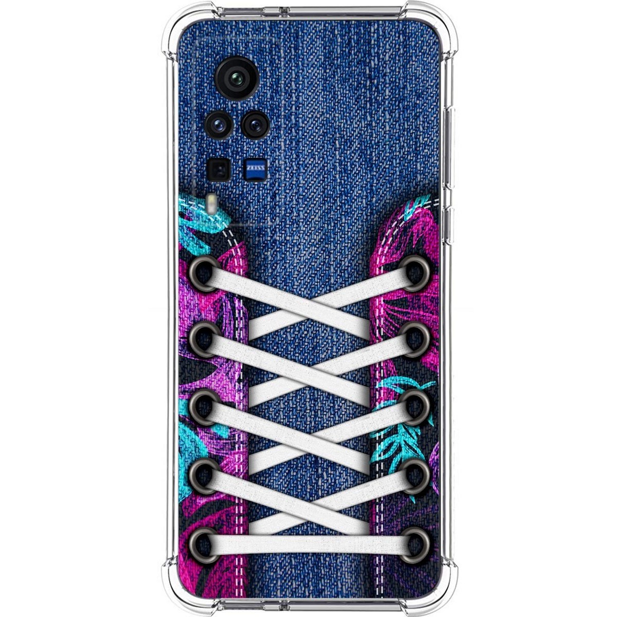 Funda Silicona Antigolpes para Vivo X60 Pro 5G diseño Zapatillas 06 Dibujos