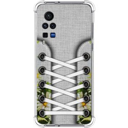 Funda Silicona Antigolpes para Vivo X60 Pro 5G diseño Zapatillas 08 Dibujos