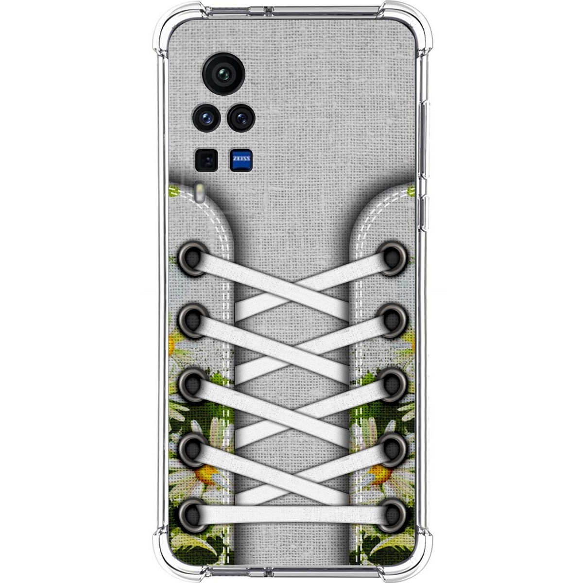 Funda Silicona Antigolpes para Vivo X60 Pro 5G diseño Zapatillas 08 Dibujos