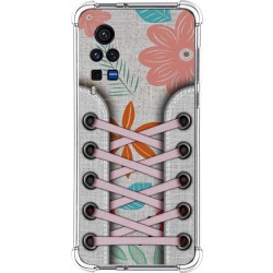 Funda Silicona Antigolpes para Vivo X60 Pro 5G diseño Zapatillas 09 Dibujos