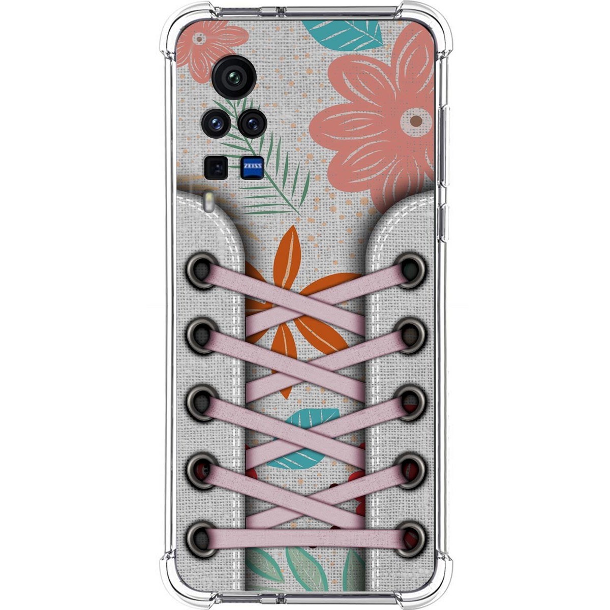 Funda Silicona Antigolpes para Vivo X60 Pro 5G diseño Zapatillas 09 Dibujos