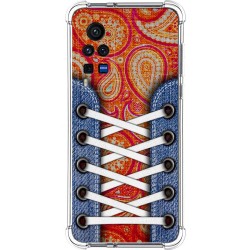 Funda Silicona Antigolpes para Vivo X60 Pro 5G diseño Zapatillas 10 Dibujos