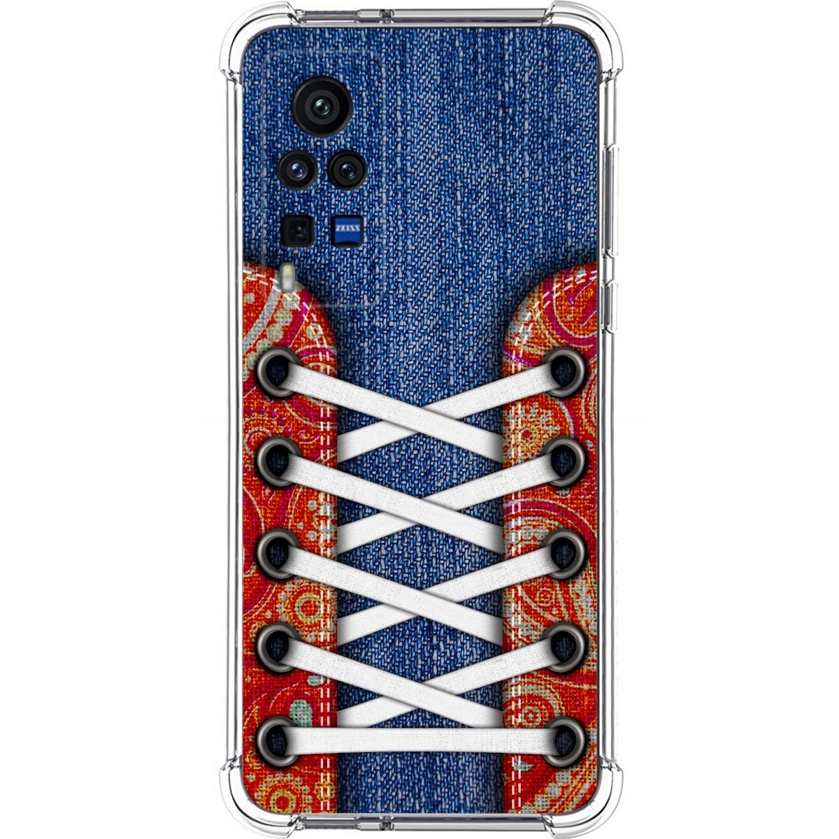 Funda Silicona Antigolpes para Vivo X60 Pro 5G diseño Zapatillas 11 Dibujos