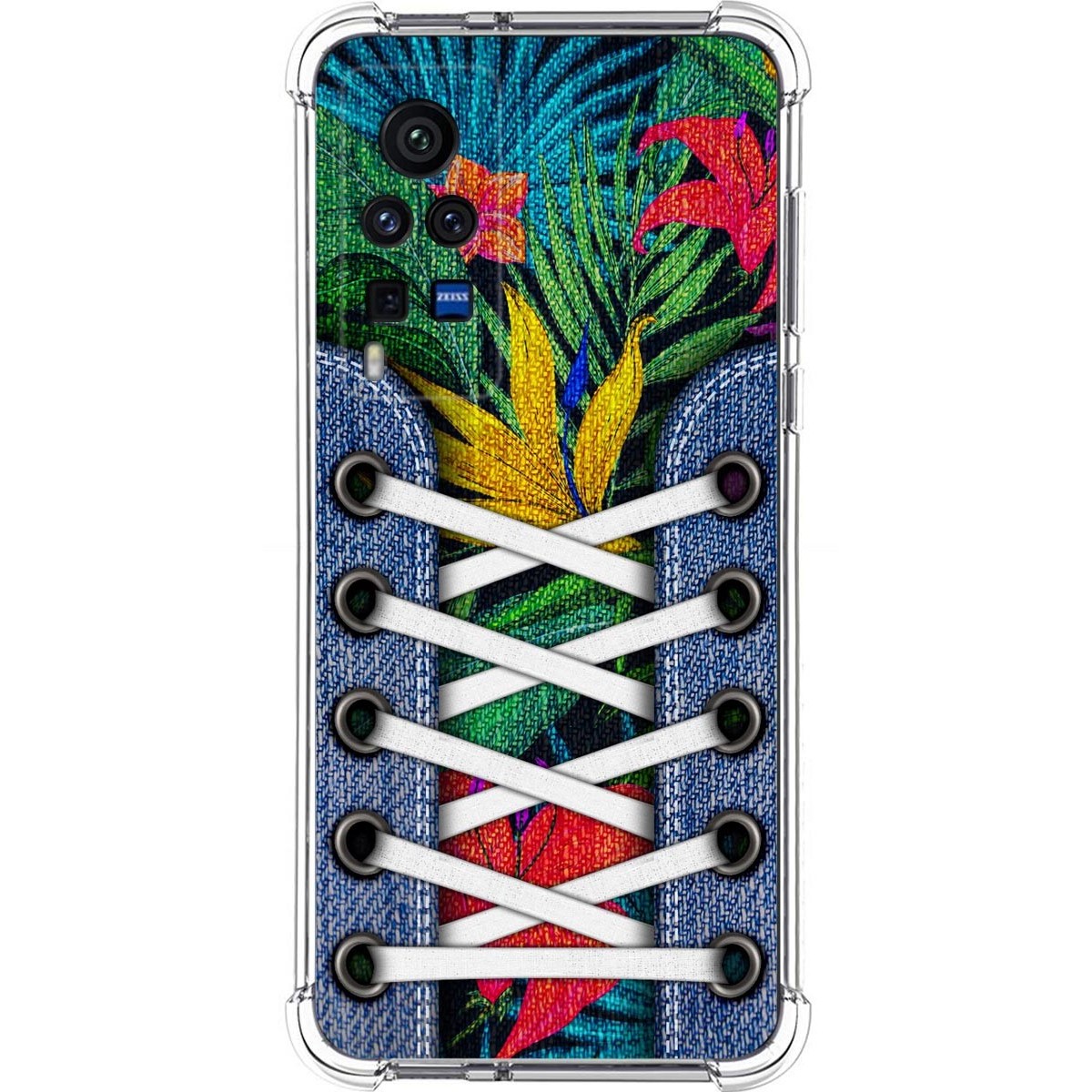 Funda Silicona Antigolpes para Vivo X60 Pro 5G diseño Zapatillas 12 Dibujos