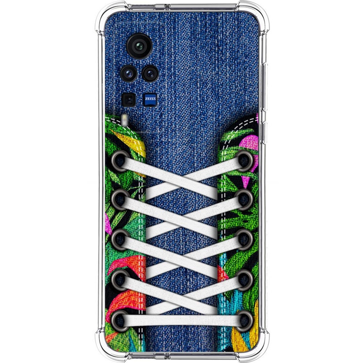 Funda Silicona Antigolpes para Vivo X60 Pro 5G diseño Zapatillas 13 Dibujos