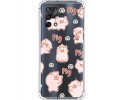 Funda Silicona Antigolpes para Oppo A74 4G diseño Cerdos Dibujos