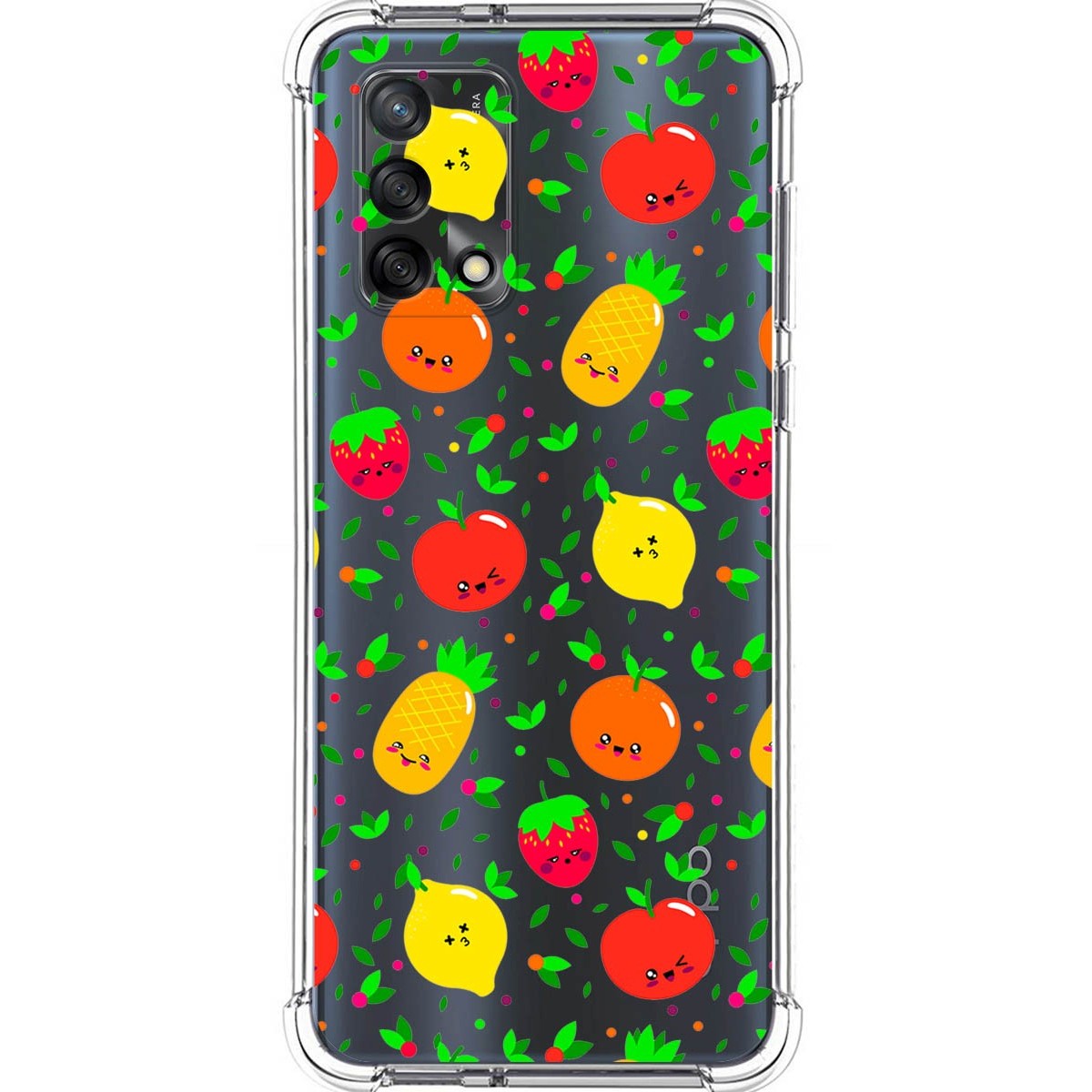 Funda Silicona Antigolpes para Oppo A74 4G diseño Frutas 01 Dibujos