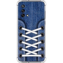 Funda Silicona Antigolpes para Oppo A74 4G diseño Zapatillas 01 Dibujos