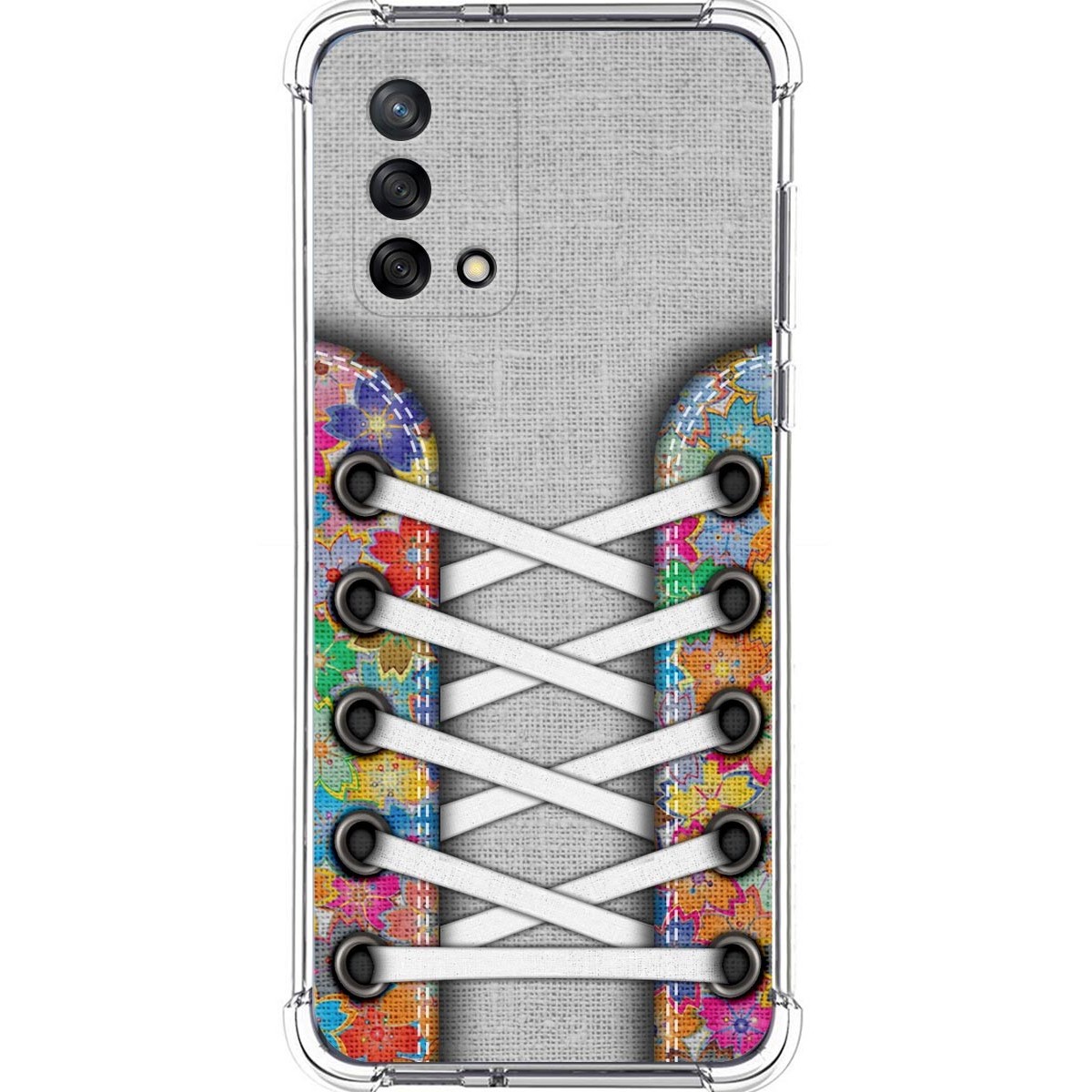 Funda Silicona Antigolpes para Oppo A74 4G diseño Zapatillas 04 Dibujos