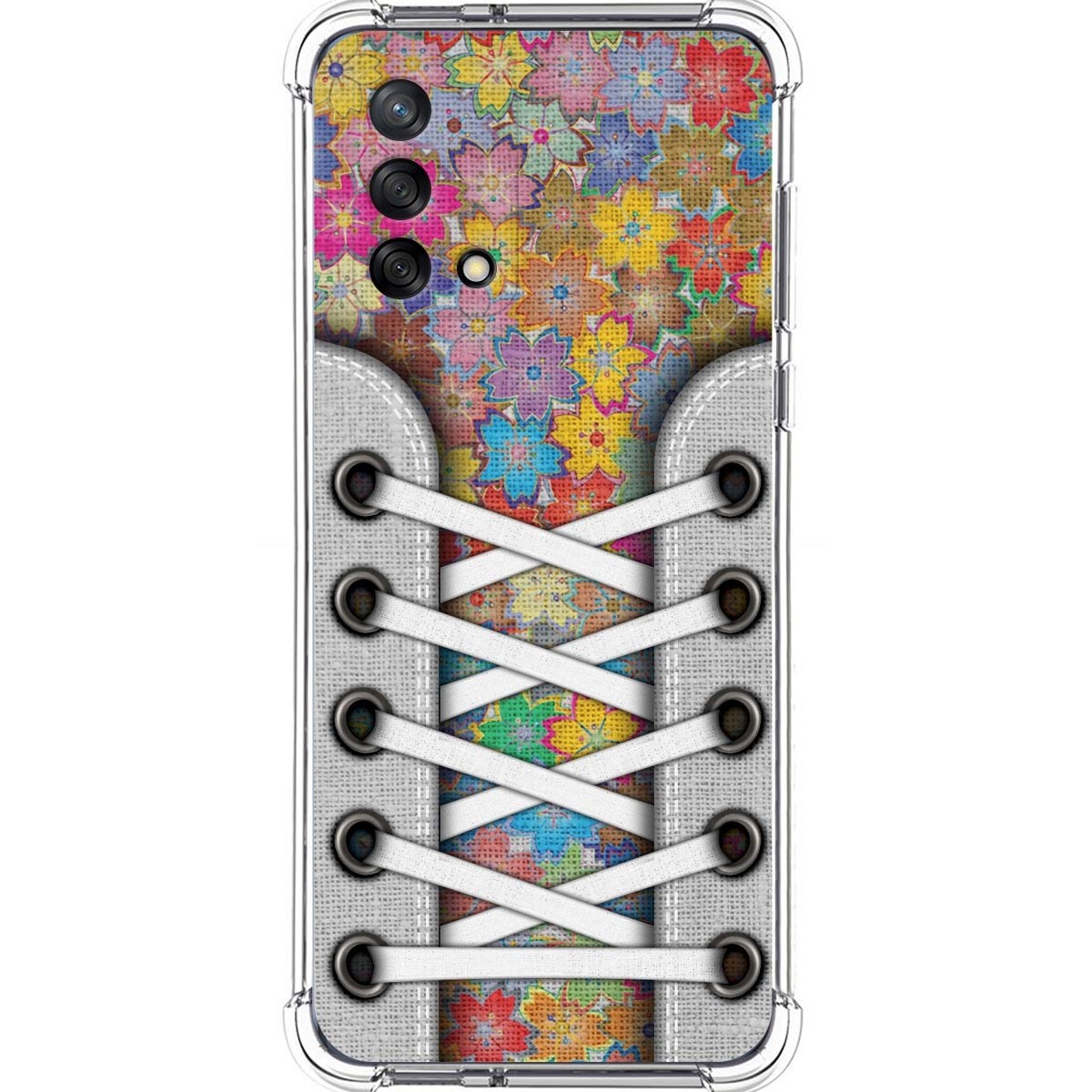 Funda Silicona Antigolpes para Oppo A74 4G diseño Zapatillas 05 Dibujos