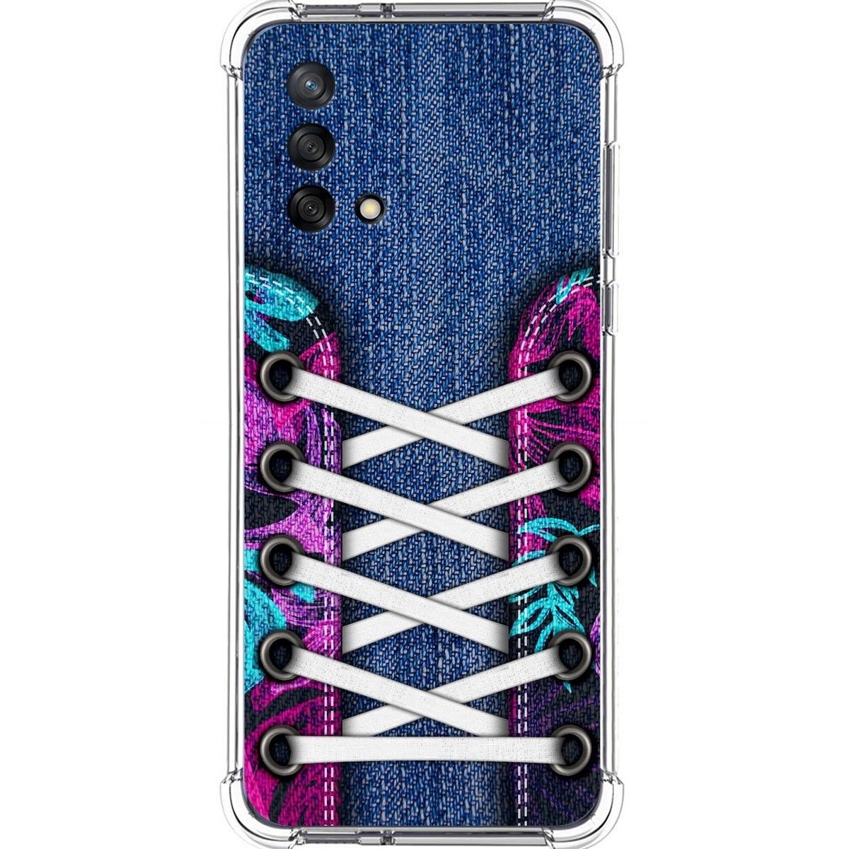 Funda Silicona Antigolpes para Oppo A74 4G diseño Zapatillas 06 Dibujos