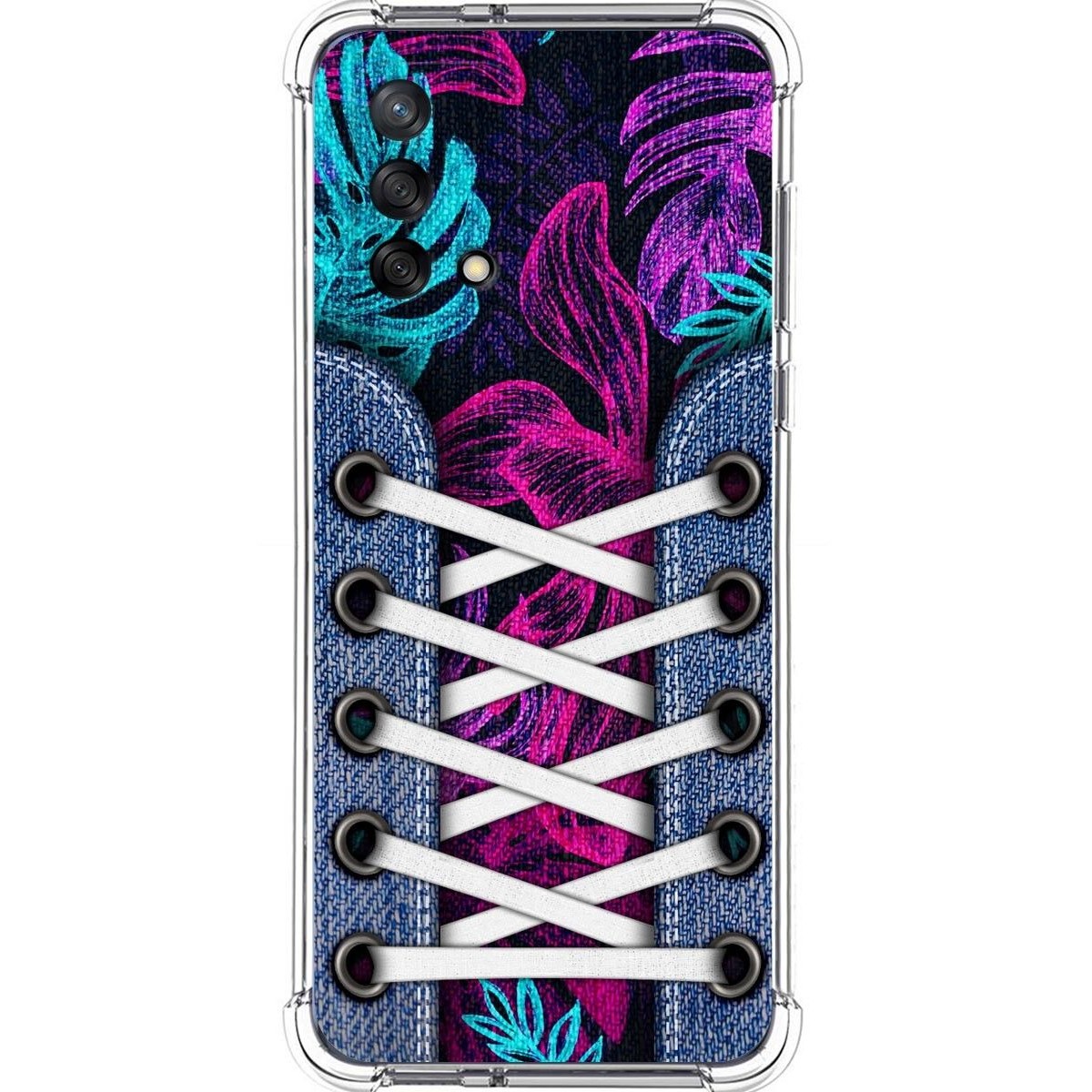 Funda Silicona Antigolpes para Oppo A74 4G diseño Zapatillas 07 Dibujos