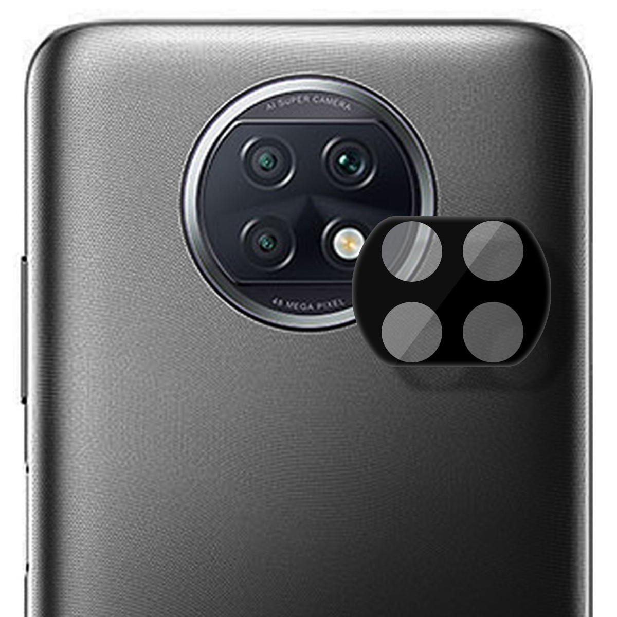 Protector Cristal Templado Cámara Trasera para Xiaomi Redmi Note 9T 5G Vidrio