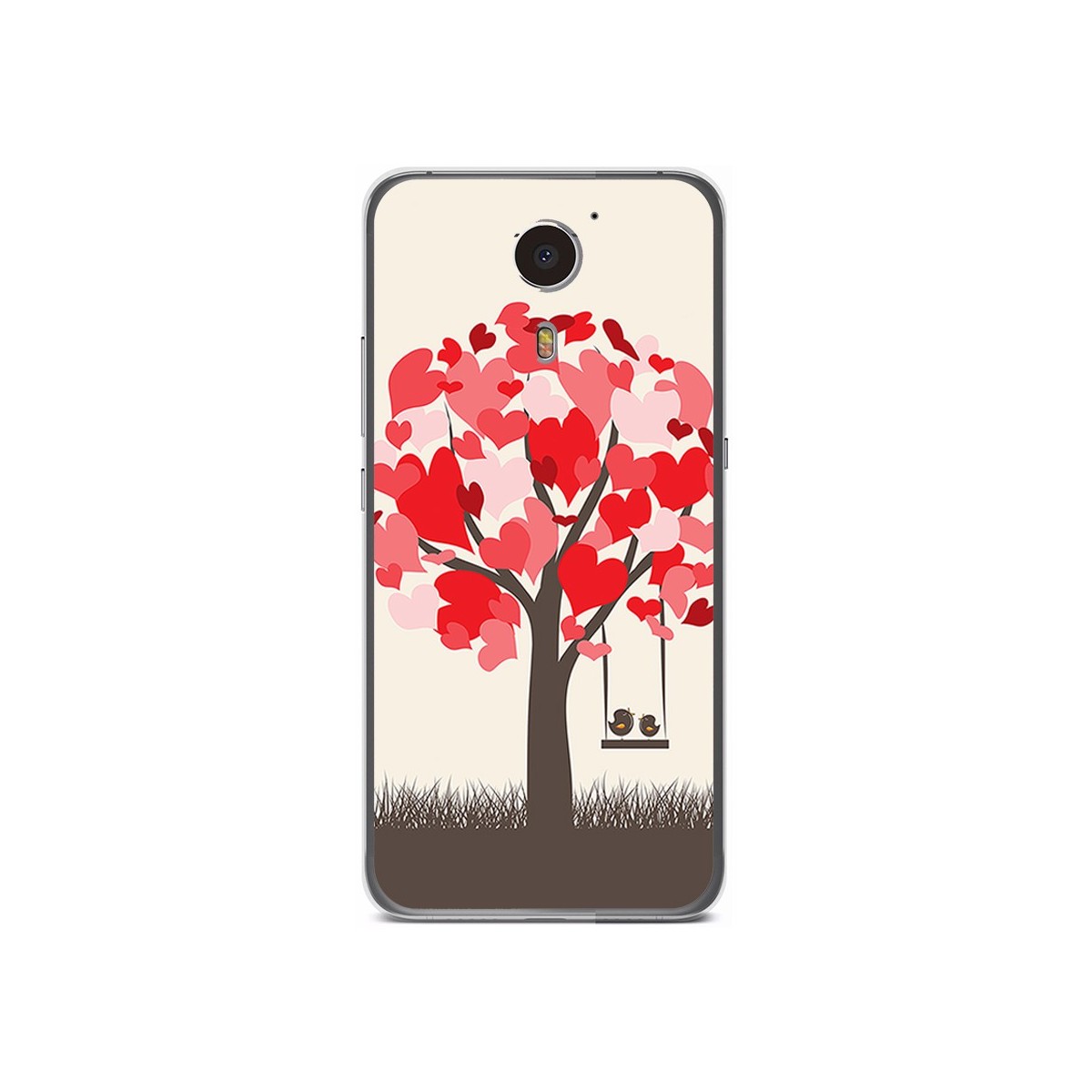 Funda Gel Tpu para Umi Plus Diseño Pajaritos Dibujos