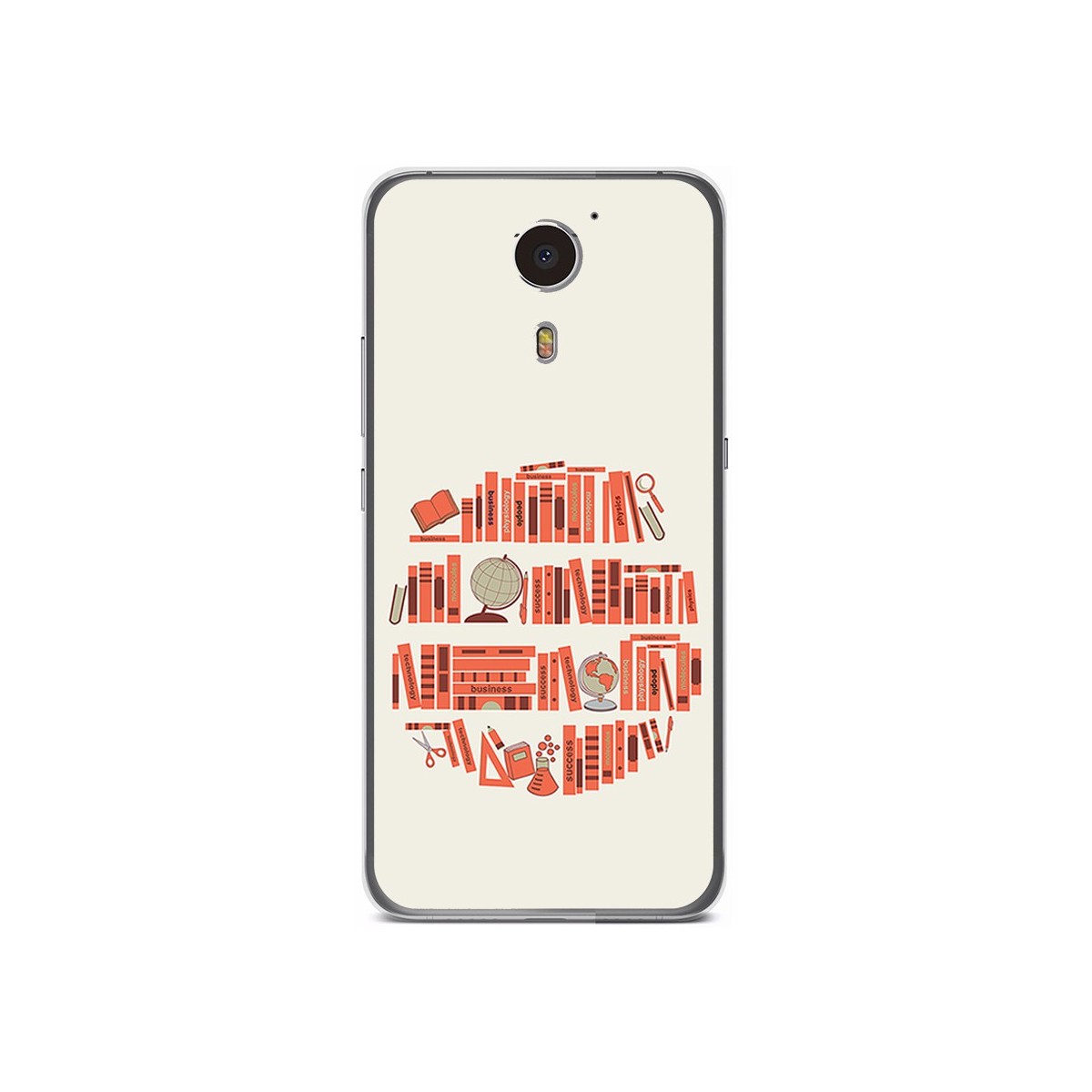 Funda Gel Tpu para Umi Plus Diseño Mundo Libro Dibujos