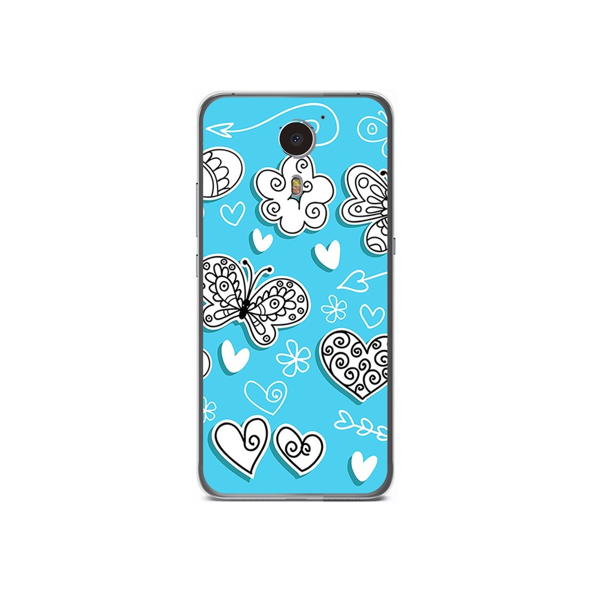 Funda Gel Tpu para Umi Plus Diseño Mariposas Dibujos