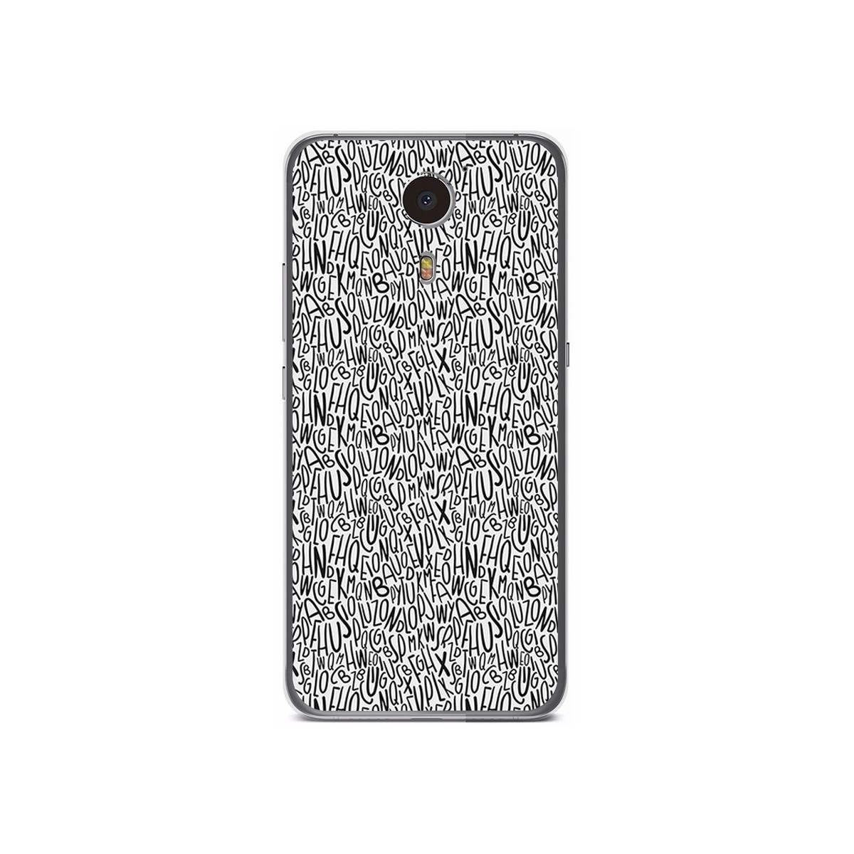 Funda Gel Tpu para Umi Plus Diseño Letras Dibujos