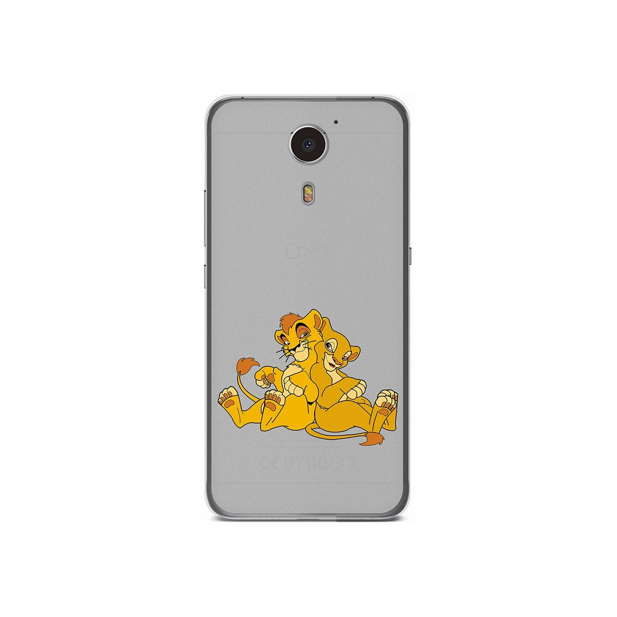 Funda Gel Tpu para Umi Plus Diseño Leones Dibujos