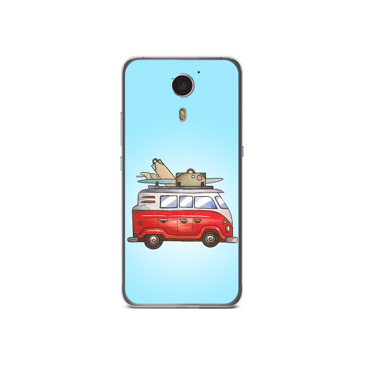 Funda Gel Tpu para Umi Plus Diseño Furgoneta Dibujos