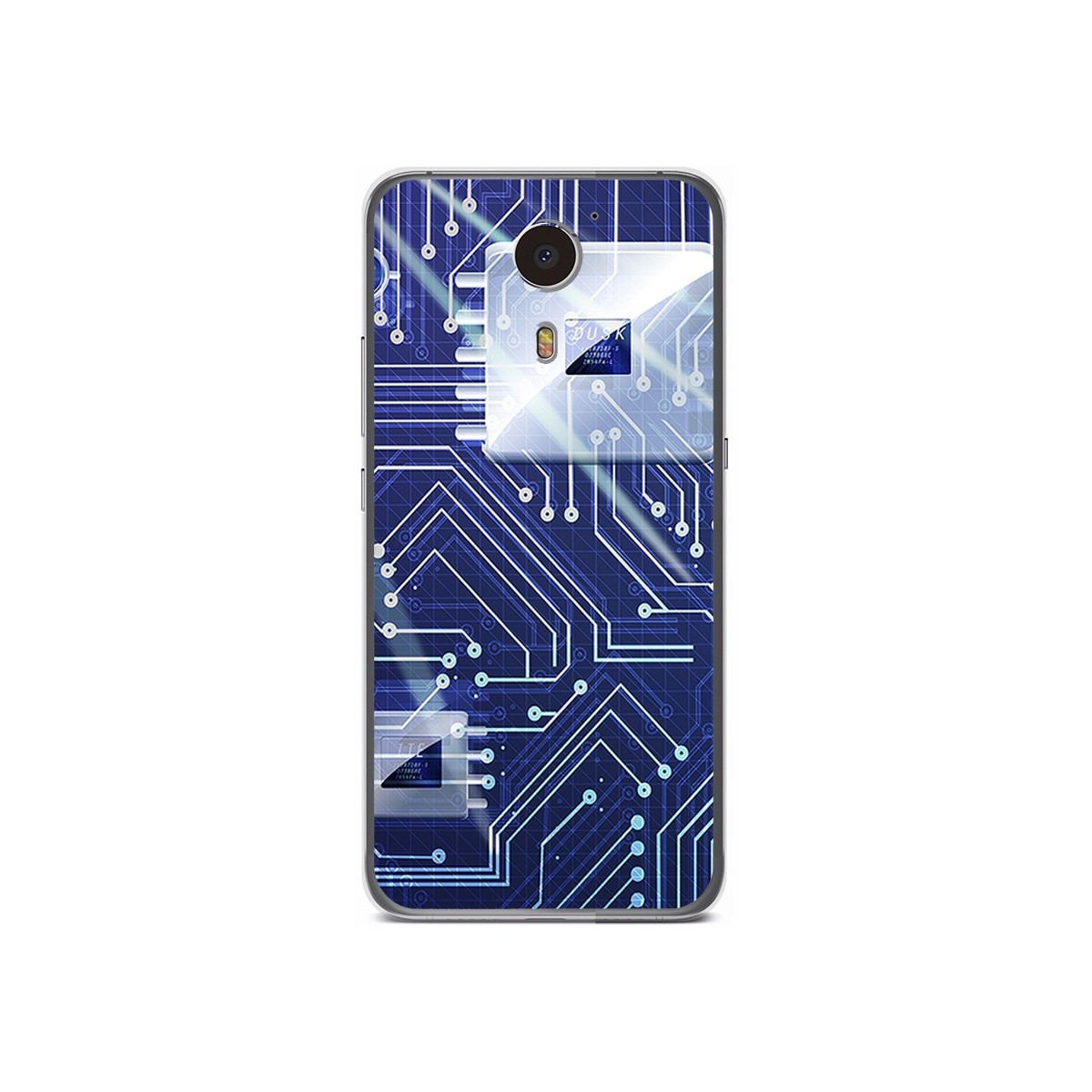 Funda Gel Tpu para Umi Plus Diseño Circuito Dibujos