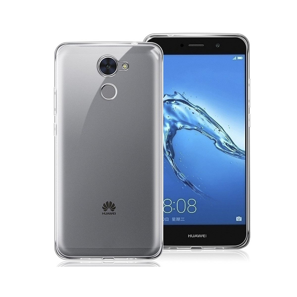 Funda Gel Tpu Fina Ultra-Thin 0,3mm Transparente para Huawei Y7
