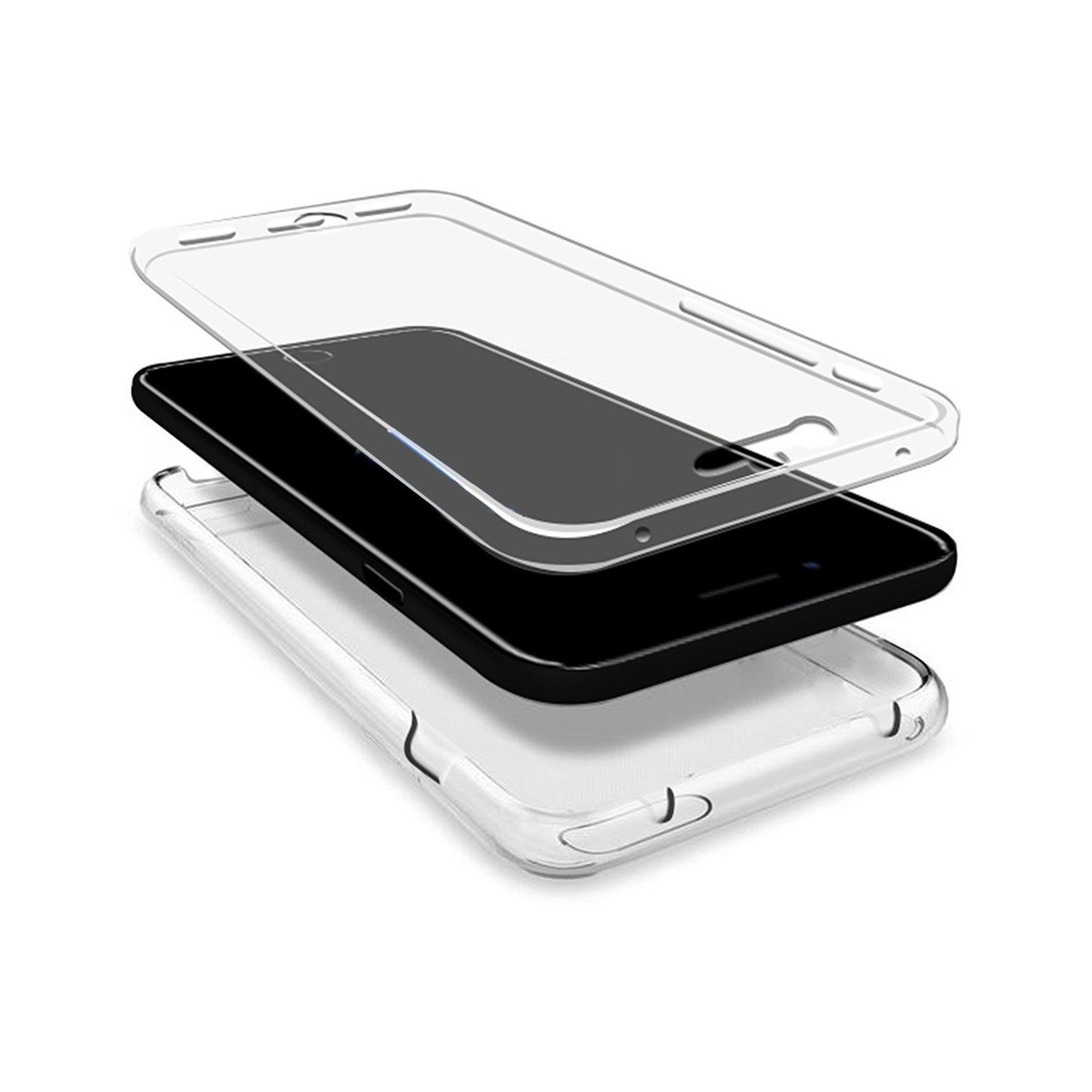 Funda Gel Tpu Completa Transparente Full Body 360º para Iphone 6 Plus / 6S Plus