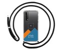 Personaliza tu Funda Colgante Transparente para Huawei P Smart 2021 con Cordon Negro Dibujo Personalizada
