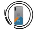 Personaliza tu Funda Colgante Transparente para Lg K22 con Cordon Negro Dibujo Personalizada