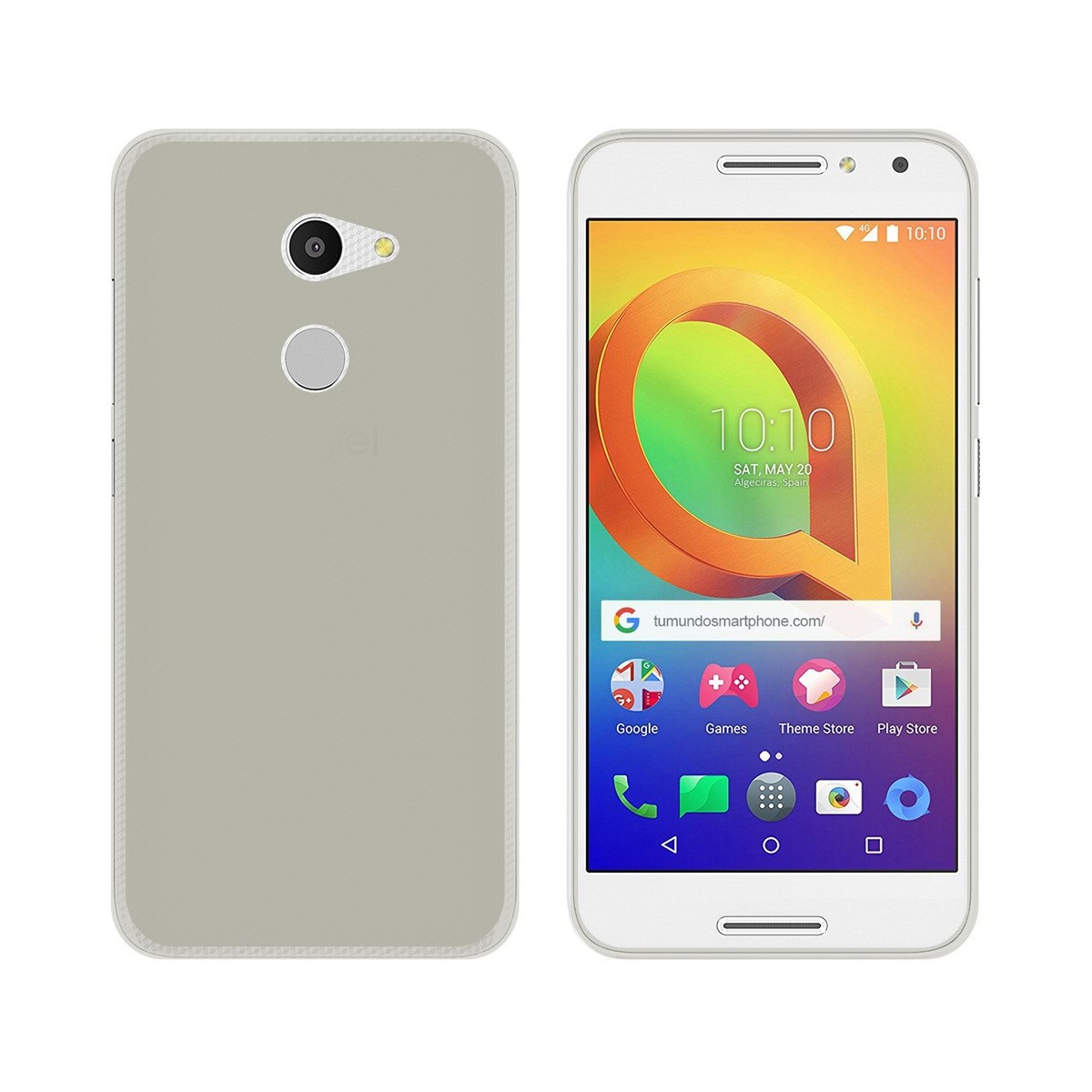 Funda Gel Tpu para Alcatel A3 (4G) Color Transparente