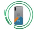 Personaliza tu Funda Colgante Transparente para Lg K22 con Cordon Verde Agua Dibujo Personalizada