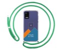 Personaliza tu Funda Colgante Transparente para Lg K52 con Cordon Verde Agua Dibujo Personalizada