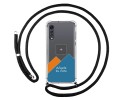 Personaliza tu Funda Colgante Transparente para Lg Velvet 5G con Cordon Negro Dibujo Personalizada