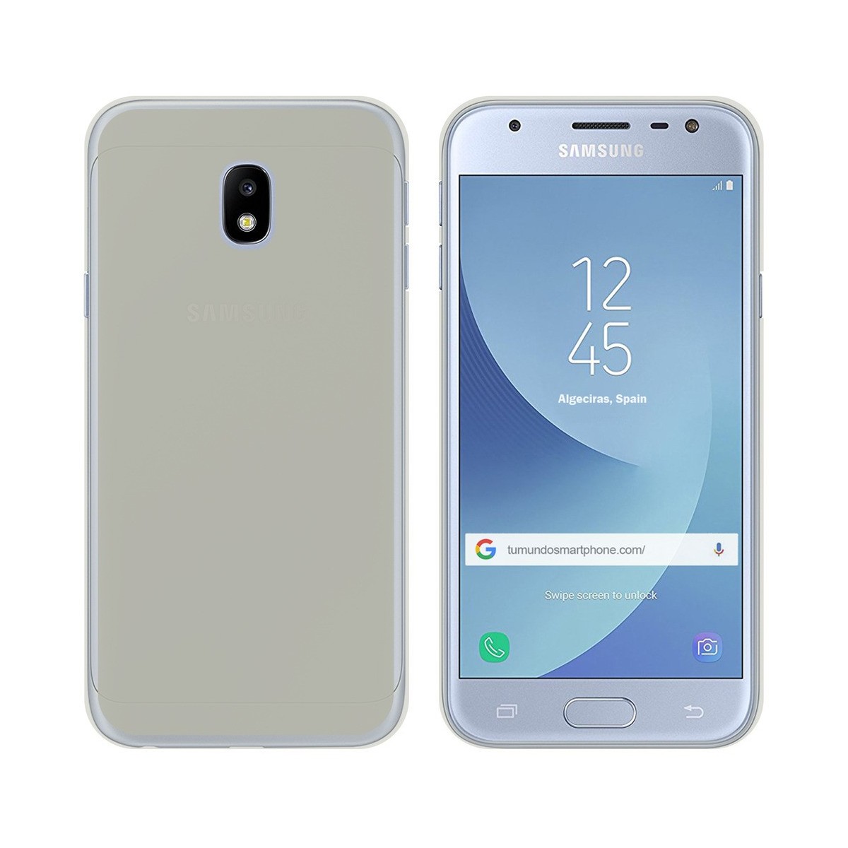 Funda Gel Tpu para Samsung Galaxy J3 (2017) Color Transparente