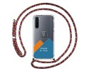 Personaliza tu Funda Colgante Transparente para OnePlus Nord con Cordon Rosa / Dorado Dibujo Personalizada
