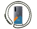 Personaliza tu Funda Colgante Transparente para OnePlus Nord con Cordon Verde / Dorado Dibujo Personalizada