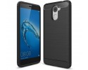 Funda Gel Tpu Tipo Carbon Negra para Huawei Y7