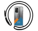 Personaliza tu Funda Colgante Transparente para Oppo A94 5G con Cordon Negro Dibujo Personalizada