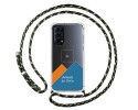 Personaliza tu Funda Colgante Transparente para Oppo Find X3 Lite 5G con Cordon Verde / Dorado Dibujo Personalizada