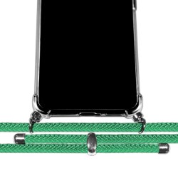 Personaliza tu Funda Colgante Transparente para Oppo Reno 4 5G con Cordon Verde Agua Dibujo Personalizada 2