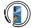 Personaliza tu Funda Colgante Transparente para Realme 7 con Cordon Negro Dibujo Personalizada