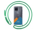 Personaliza tu Funda Colgante Transparente para Realme 8 4G / 8 Pro con Cordon Verde Agua Dibujo Personalizada