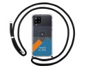 Personaliza tu Funda Colgante Transparente para Samsung Galaxy A42 5G con Cordon Negro Dibujo Personalizada