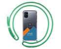 Personaliza tu Funda Colgante Transparente para Samsung Galaxy M51 con Cordon Verde Agua Dibujo Personalizada